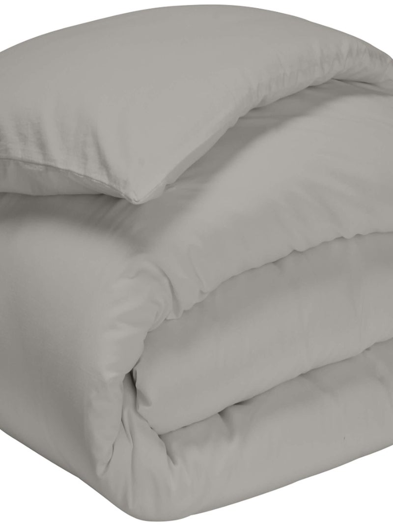 Housse de couette made in France Gris - Kiabi