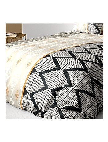 Housse de couette MADI + 2 taies coton 57 fils