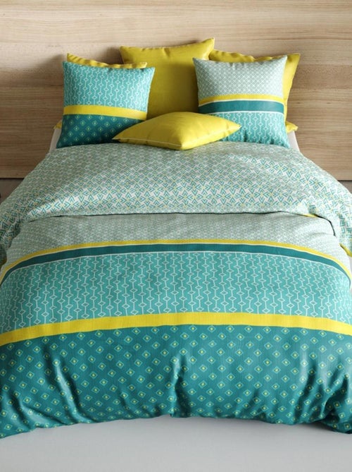 Housse de couette Malphite + taie(s) coton 57 fils - Kiabi Housse de couette Malphite + taie(s) coton 57 fils - Kiabi