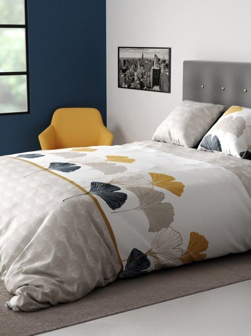 Housse de couette  Mangae + taie(s) coton 57 fils - Kiabi