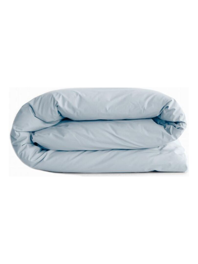 Housse de couette "Manoir" percale pur coton peigné longues fibres 80 fils/cm² Vent du sud Blanc cassé - Kiabi