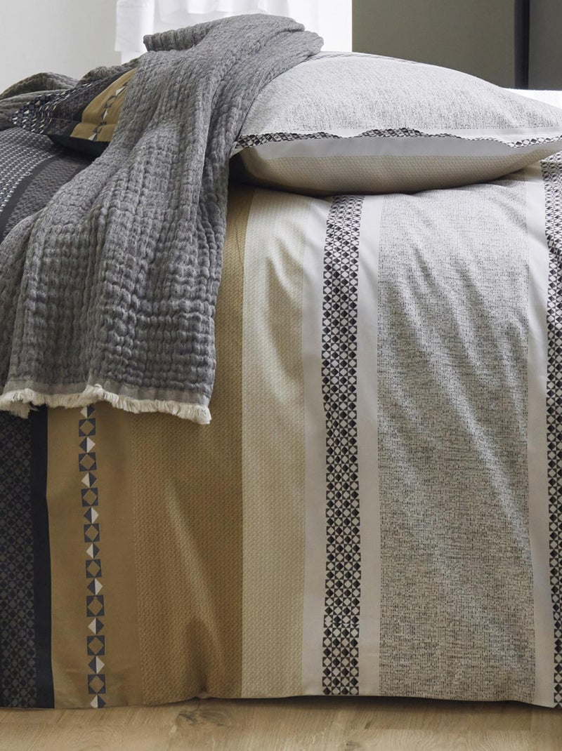 Housse de couette Marlow Beige - Kiabi
