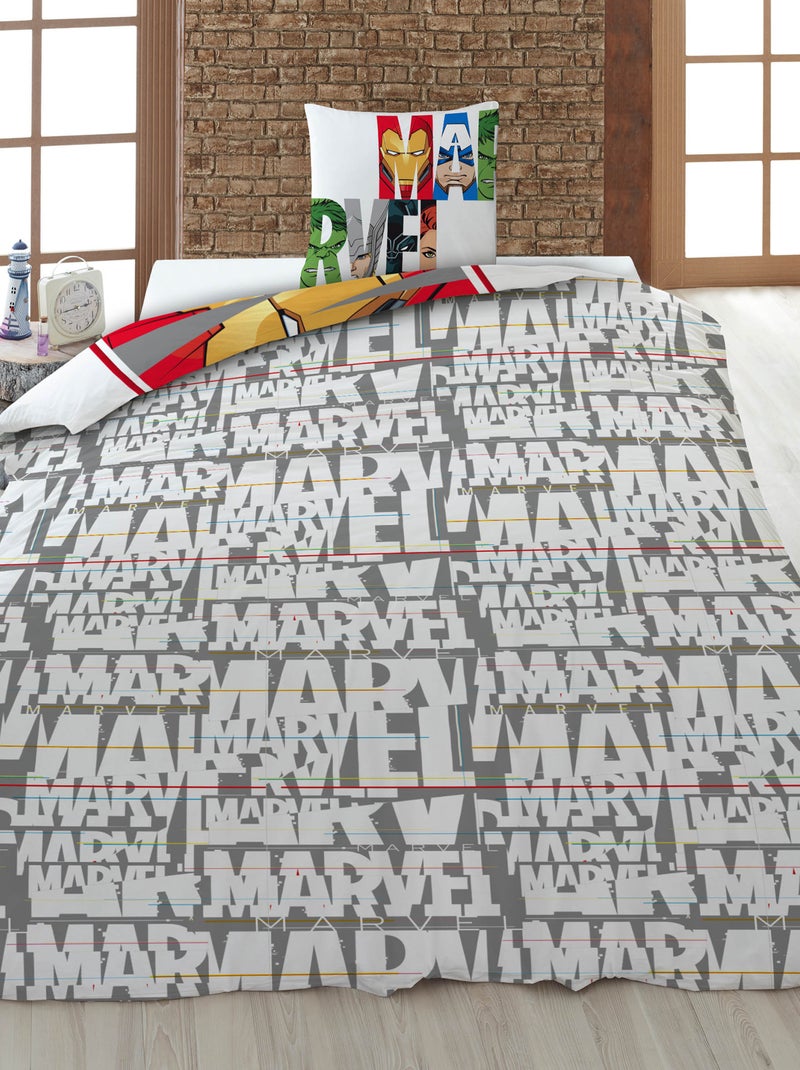 Housse de couette 'marvel' - 140x200 cm Blanc - Kiabi