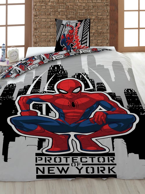 Housse de couette 'Marvel' 'Spiderman' 140x200 cm - Kiabi