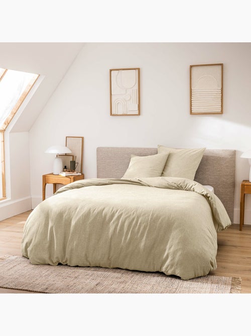 Housse de Couette Melina Anthracite – Coton 60 Fils Fils Teints Lavés Uni - Kiabi Housse de Couette Melina Anthracite – Coton 60 Fils Fils Teints Lavés Uni - Kiabi