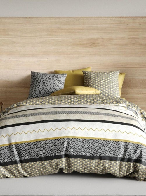 Housse de couette  Mezoa + taie(s) coton 57 fils - Kiabi