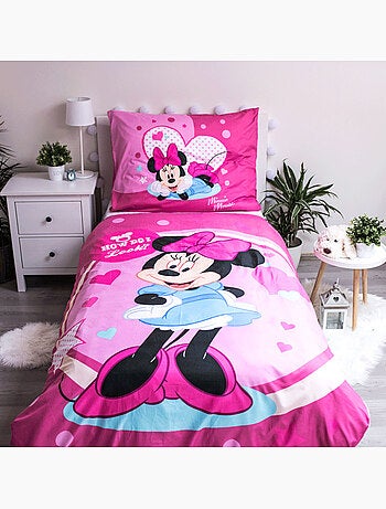 Housse de Couette Minnie How Do I Look 140x200 cm avec taie - Parure de lit enfant