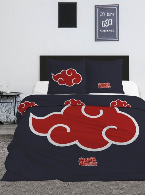 Housse de couette 'Naruto' 240x220 cm avec oreillers - Kiabi