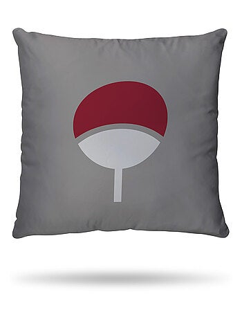 Housse de couette Naruto Sasuke & Itachi 220x240 cm - 100% Coton - Gris/Rouge