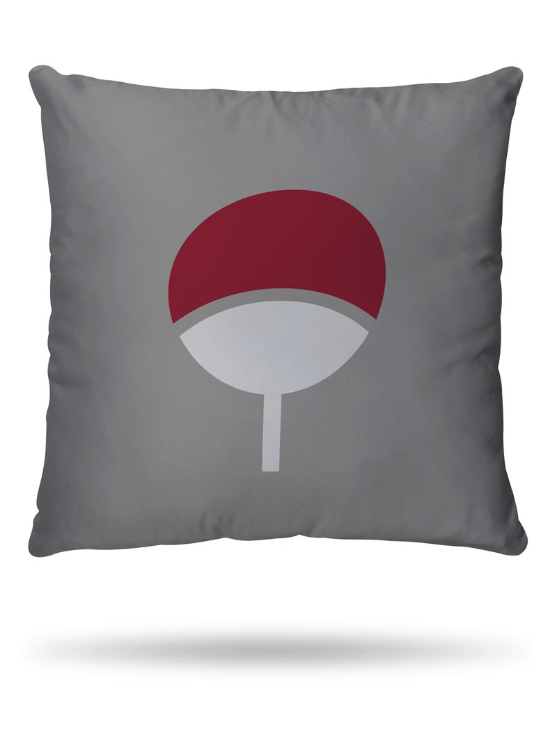 Housse de couette Naruto Sasuke & Itachi 220x240 cm - 100% Coton - Gris/Rouge Gris - Kiabi