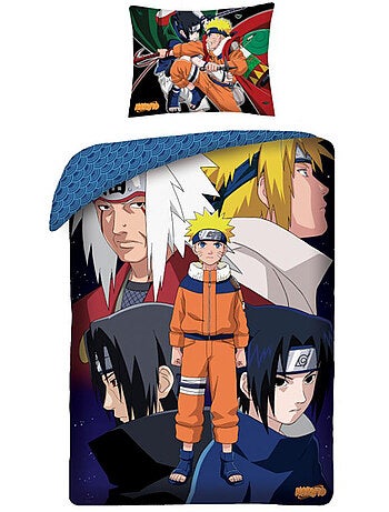 Housse de Couette Naruto Shippuden 140x200 cm + Taie - Parure enfant