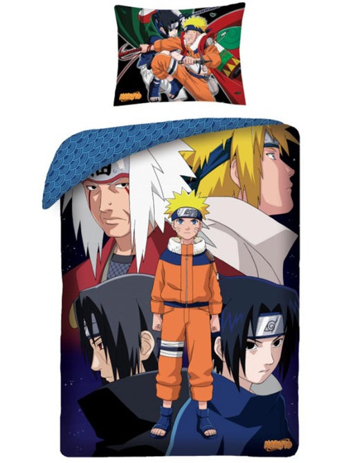Housse de Couette Naruto Shippuden 140x200 cm + Taie - Parure enfant - Kiabi