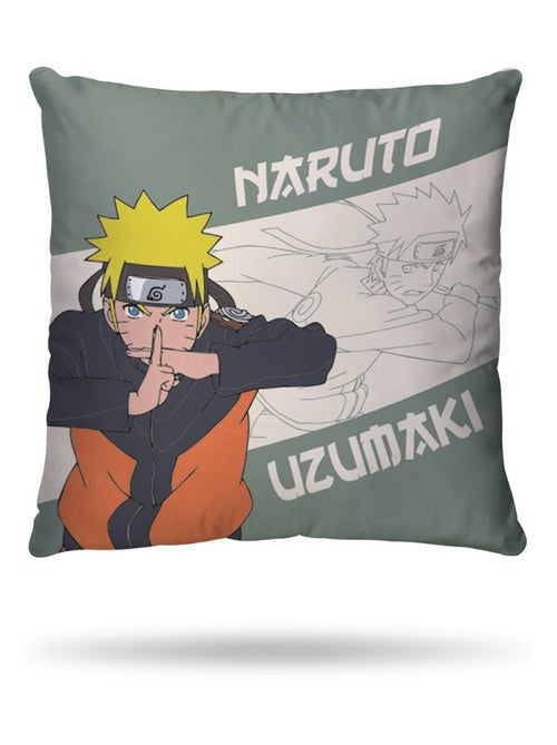 Housse de couette Naruto Uzumaki 140x200 cm - 100% Coton - Vert - Kiabi