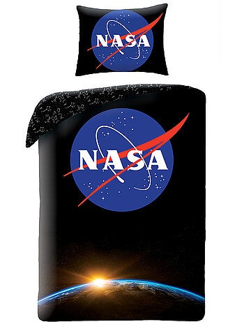 Housse de Couette NASA 140x200 cm + Taie - 100% Coton