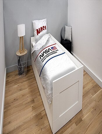 Housse de couette NASA Moonshine 140x200 cm et taie d'oreiller - 100% Coton