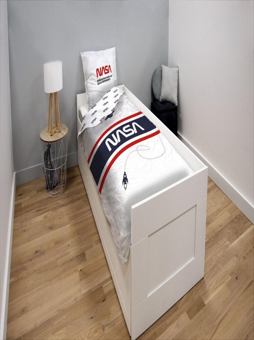 Housse de couette NASA Spaceship 140x200 cm - 100% Coton - Kiabi
