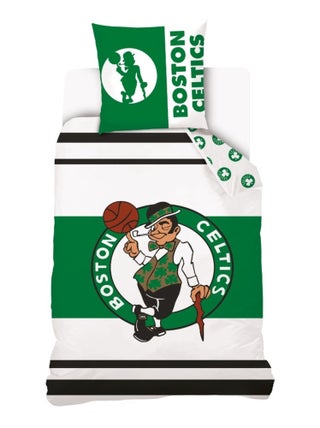 Housse de couette NBA  Boston Celtics 140x200 cm - 100% Coton - Vert