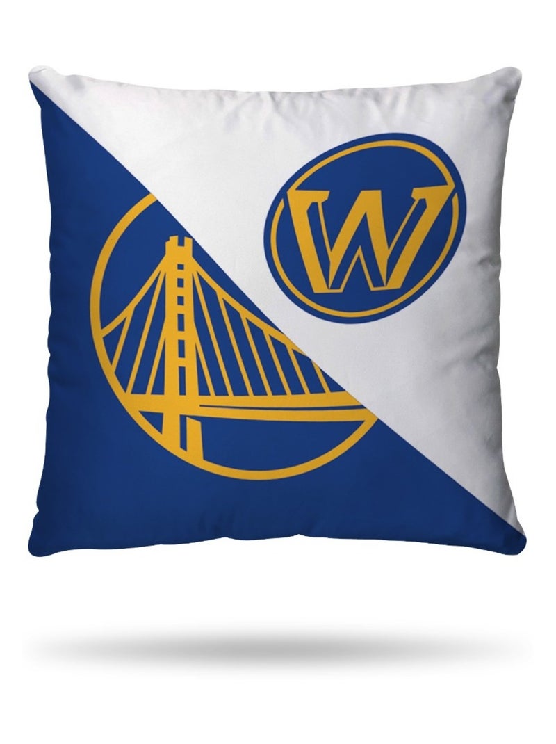 Housse de couette NBA Golden State Warriors 140x200 cm - 100% Coton - Bleu Bleu - Kiabi