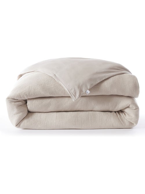 Housse de couette nid d'abeille Terre de Nuit Maya - Kiabi