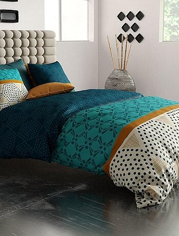 Housse de couette Oda + taie(s) coton 57 fils