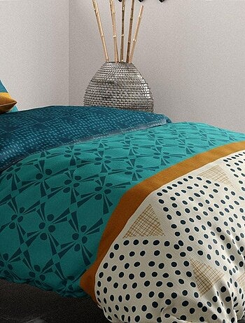 Housse de couette Oda + taie(s) coton 57 fils