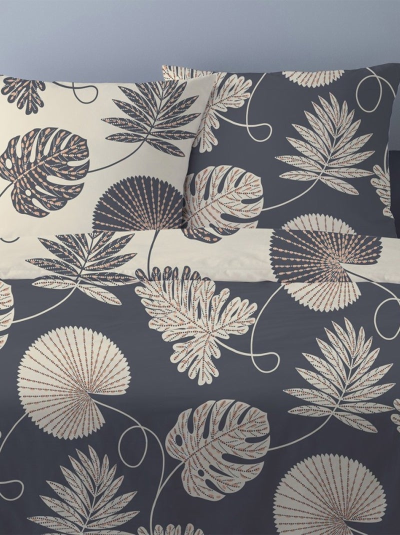 Housse de couette Olivia + 2 taies Gris - Kiabi
