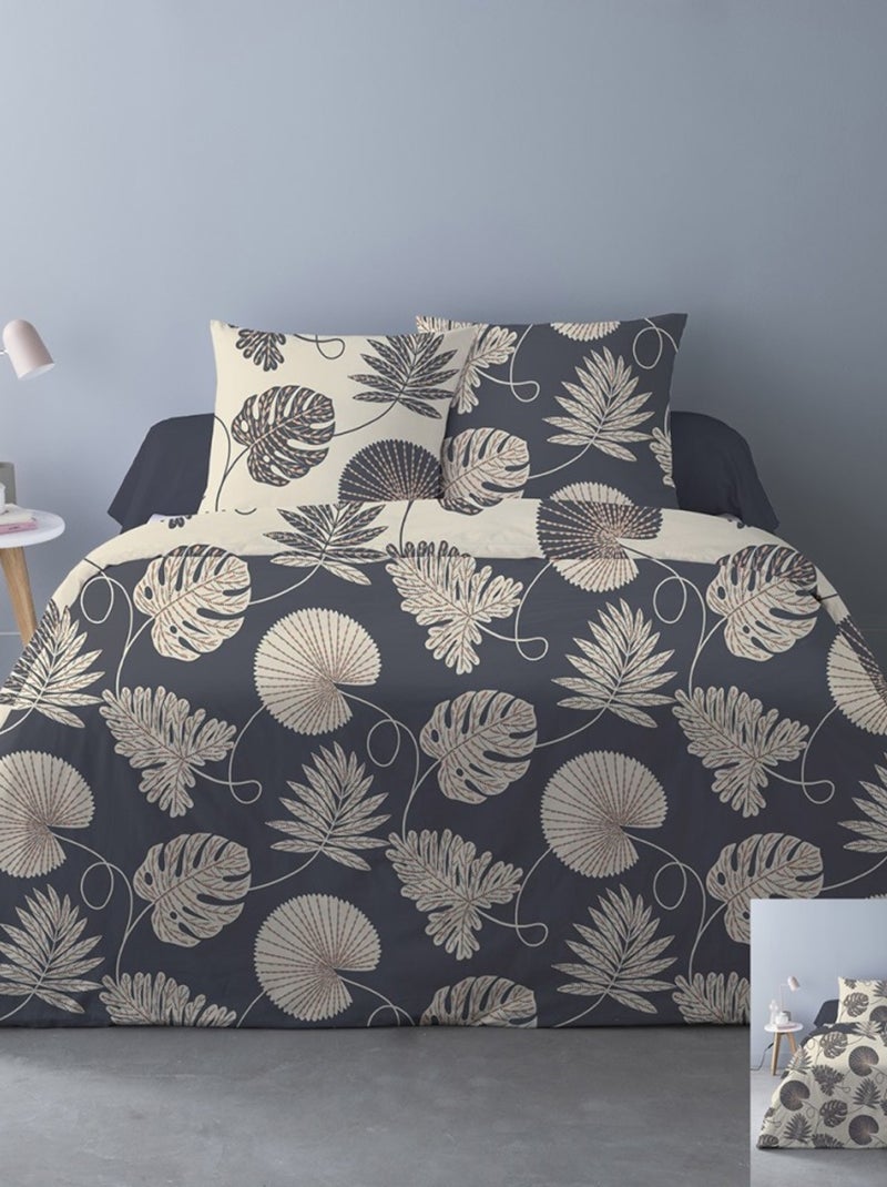 Housse de couette Olivia + 2 taies Gris - Kiabi