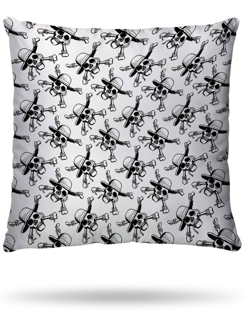 Housse de couette One Piece logo Luffy 2 personnes - 100% Coton - Kiabi