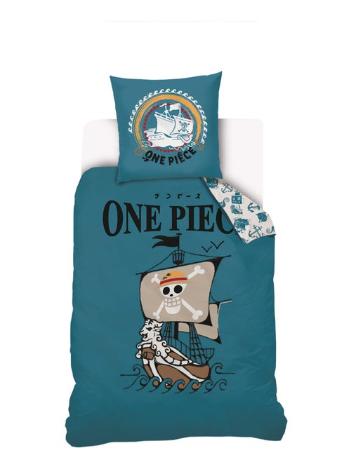 Housse de couette One Piece Vogue Merry 1 personne - 100% Coton - Kiabi