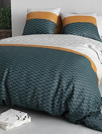 Housse de couette ORUS + 2 taies coton 57 fils
