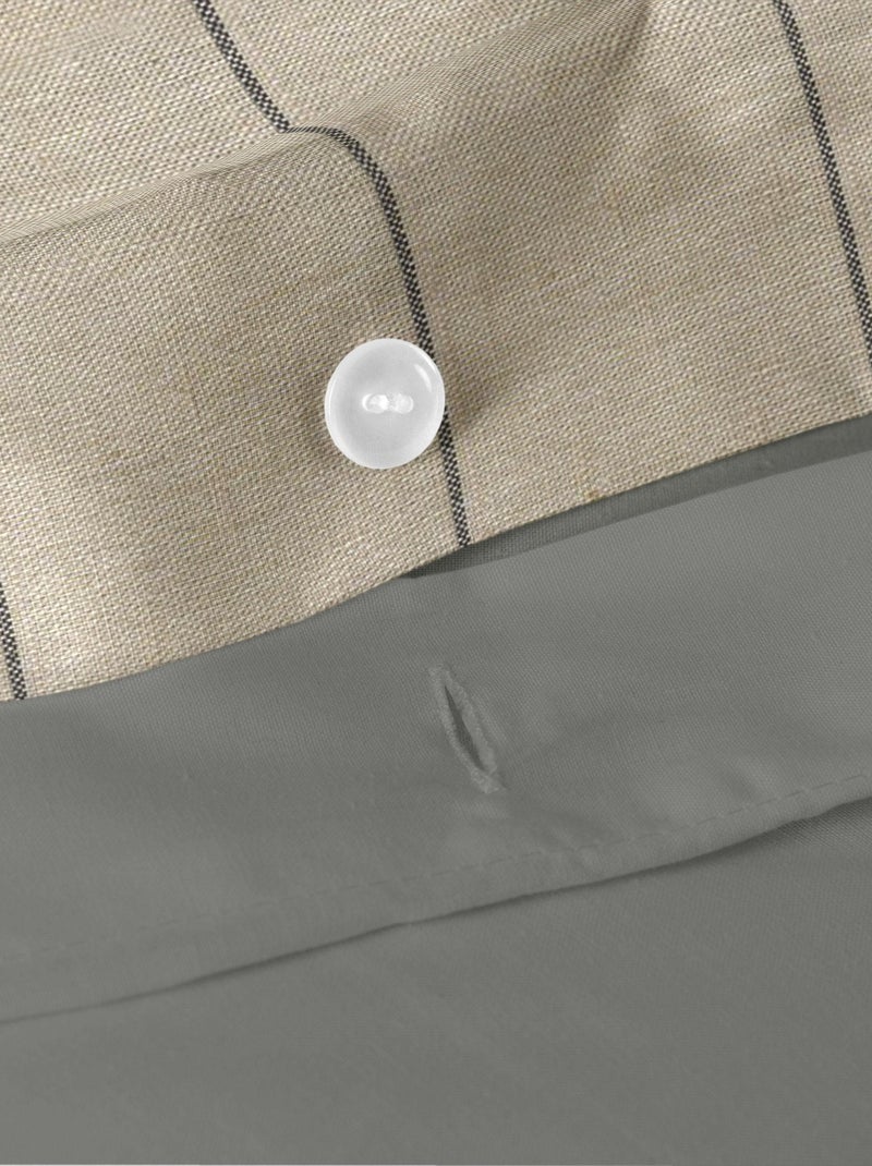 Housse de couette Oxford "Happyfriday" Beige - Kiabi
