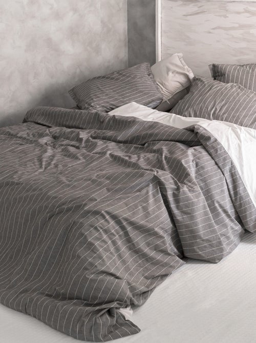 Housse de couette Oxford "Happyfriday" - Kiabi Housse de couette Oxford "Happyfriday" - Kiabi