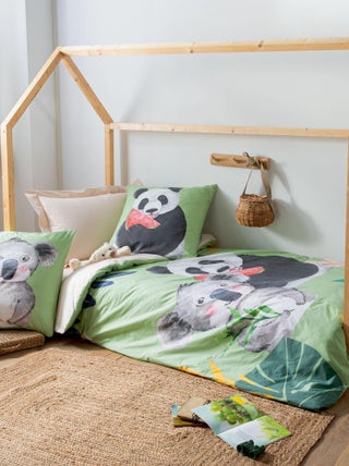 Housse de couette panda