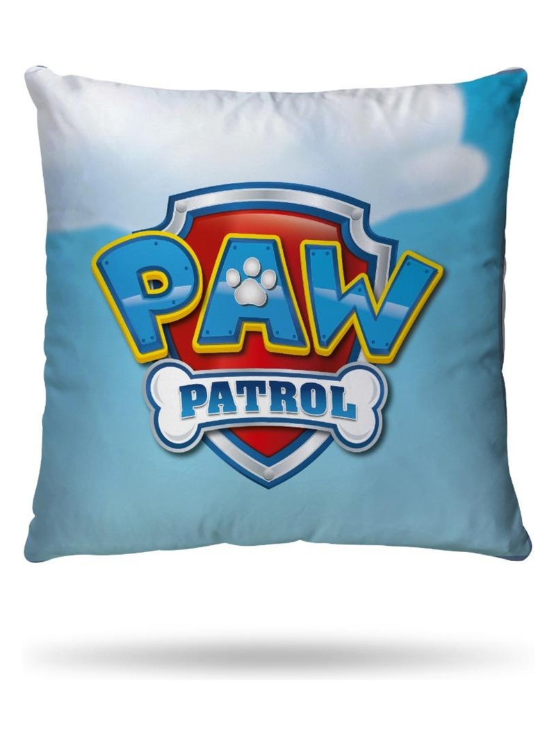 Housse de couette Pat Patrouille 140x200 cm - Polycoton - Bleu Bleu - Kiabi