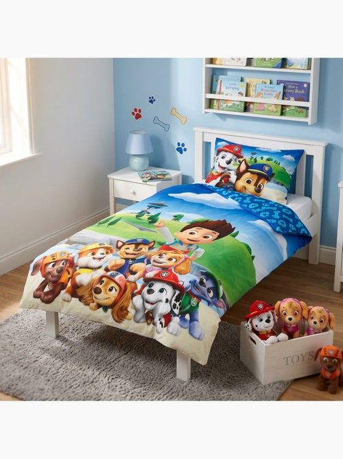 Housse de Couette Pat Patrouille Licence Officielle Nickelodeon 140x200cm + Taie 65x65cm - Kiabi