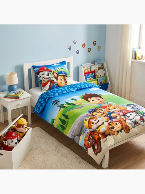 Housse de Couette Pat Patrouille Licence Officielle Nickelodeon 140x200cm + Taie 65x65cm - Kiabi