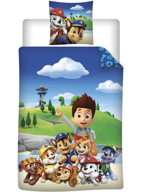 Housse de Couette Pat Patrouille Licence Officielle Nickelodeon 140x200cm + Taie 65x65cm - Kiabi