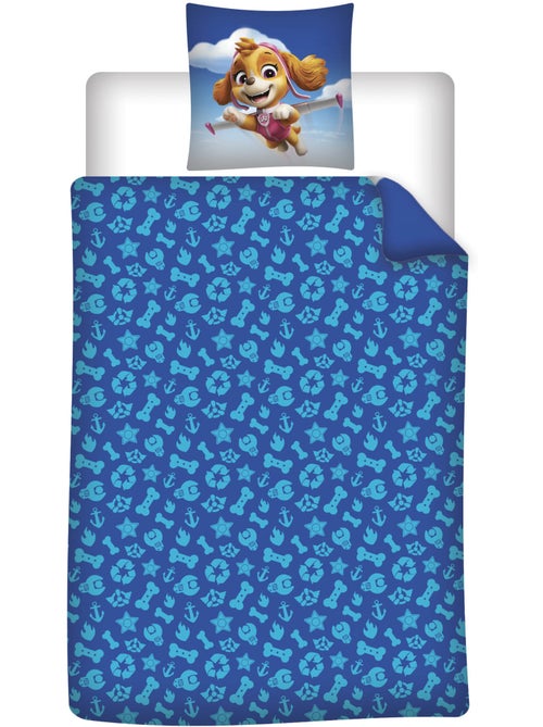 Housse de Couette Pat Patrouille Licence Officielle Nickelodeon 140x200cm + Taie 65x65cm - Kiabi