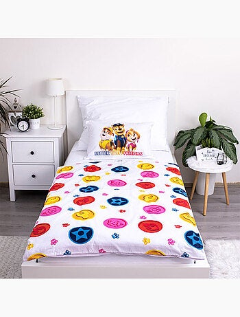 Housse de Couette Pat Patrouille Teamwork 100x135 cm + Taie - 100% Coton