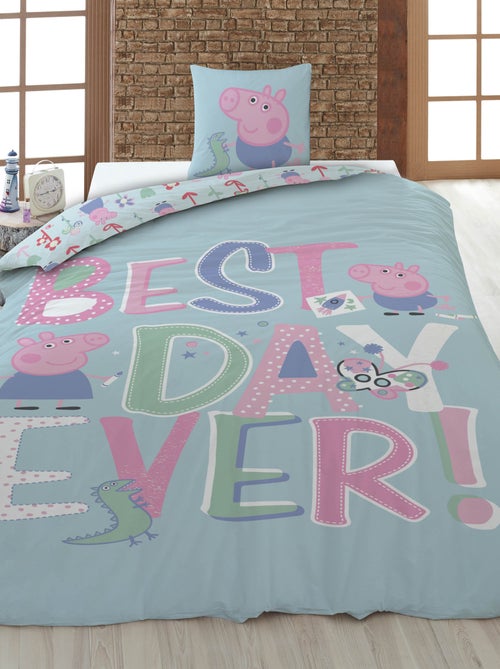 Housse de couette 'Peppa Pig' - Kiabi