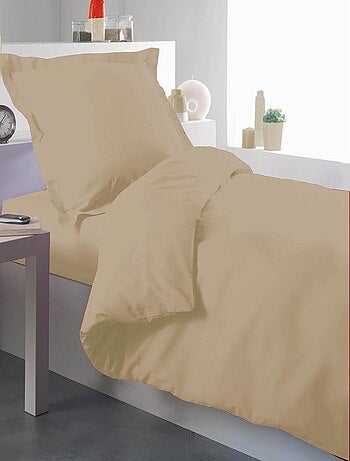 Housse de couette percale 140 x 200 cm unie