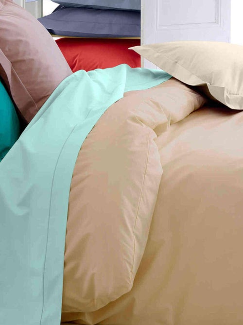 Housse de couette percale 140 x 200 cm unie - Kiabi Housse de couette percale 140 x 200 cm unie - Kiabi