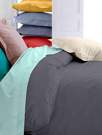 Housse de couette percale 140 x 200 cm unie