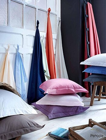 Housse de couette percale 200 x 200 cm unie
