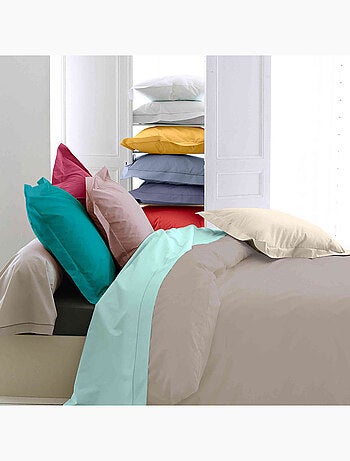 Housse de couette percale 240 x 220 cm unie