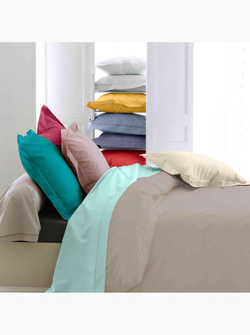 Housse de couette percale 240 x 220 cm unie - Kiabi