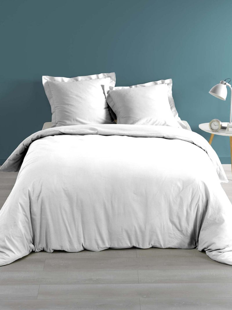 Housse de couette Percale Collection Percalines Blanc - Kiabi