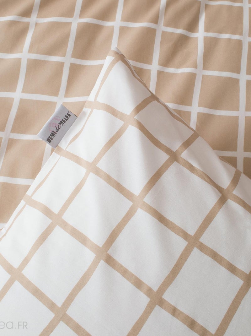 Housse de couette percale DDM MAX Beige - Kiabi