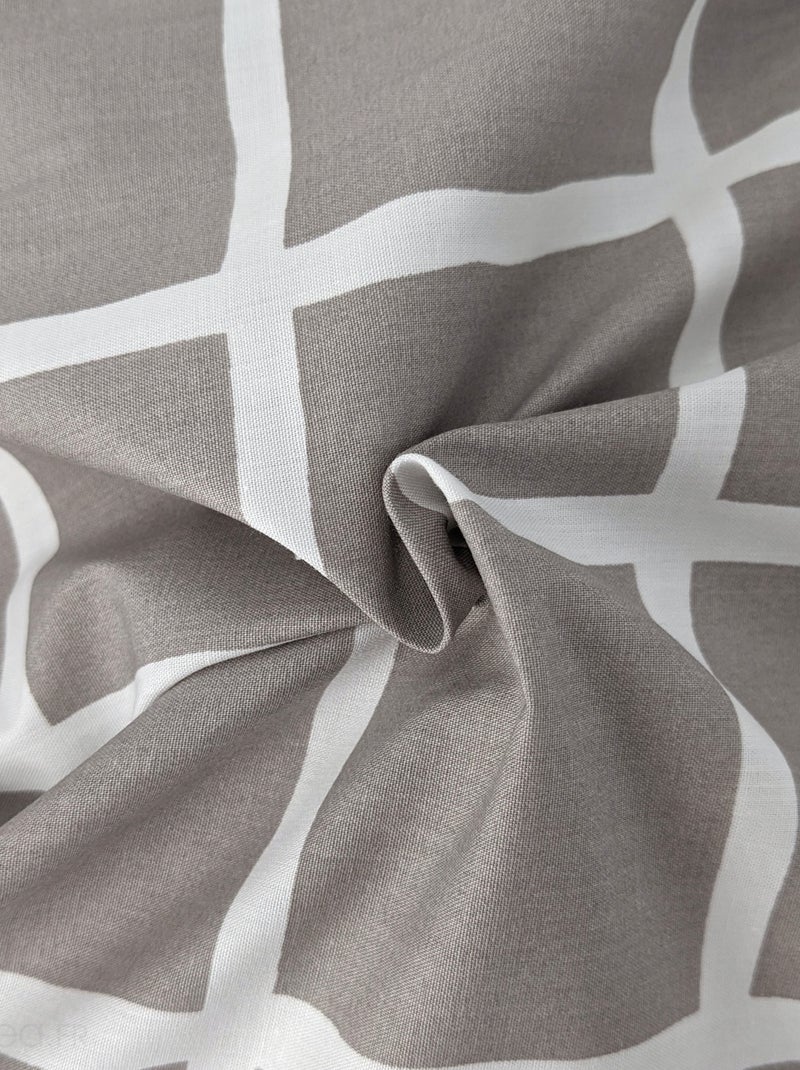 Housse de couette percale DDM MAX Gris - Kiabi