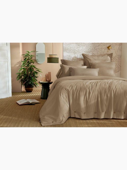 Housse de Couette Percale de Coton 120 Fils Unie PERRINE - Kiabi Housse de Couette Percale de Coton 120 Fils Unie PERRINE - Kiabi
